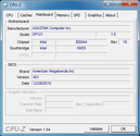 System info CPUZ Mainboard