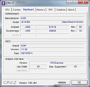 Systeminfo CPUZ Mainboard