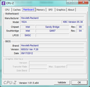 System info CPUZ Mainboard