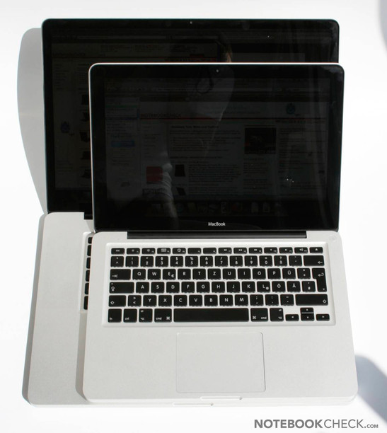 The MacBook is a smaller copy of the bigger MBP notebooks.