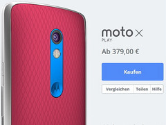 Moto Maker now selling the Moto X Play smartphone
