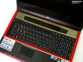 MSI GT725 keyboard