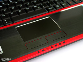 MSI GT725 touchpad