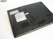 ...and the rather high temperatures of the bottom of the case, which can get hotter than 50°C.