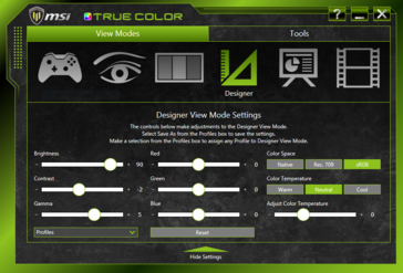 MSI True Color tool