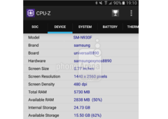 Samsung Galaxy Note 6 may come with 6 GB of RAM and Exynos 8890 SoC