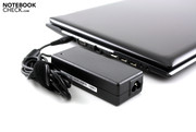 The mains adaptor (included) gets very warm with heavy use.