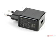 The 10 W power adapter is strong enough for our needs.