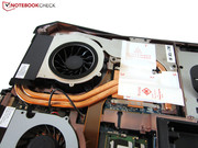 The cooling system of the two GPUs looks quite interesting.