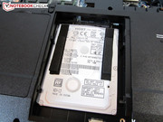 The HDD of our review unit works with 7,200 rpm.