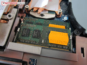 In our test model is DDR3-RAM from Kingston.