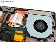 One of the fans is responsible for the processor.