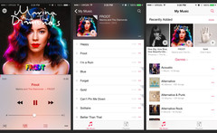 This is the new look of the iOS music app