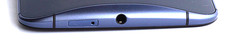 Top: Nano SIM slot, 3.5 mm headset port