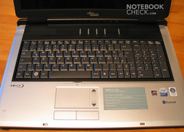 Test Fujitsu Siemens Amilo Xi 1554  Tastatur