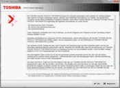 Online product info: Would you like to receive news from Toshiba?