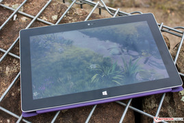The Surface 2 outdoors