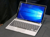 The aluminum construction and backlight give the Brydge keyboard a premium look. (Source: Laptop Mag)