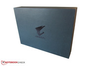 The 17-inch laptop is shipped in a stylish box.