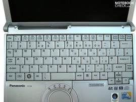 Panasonic Toughbook CF-W8 keyboard