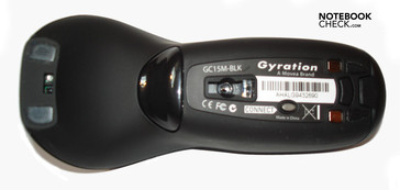 Gyration Air Mouse Go Plus bottom view