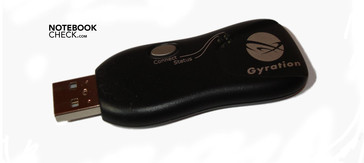 Gyration Air Mouse Go Plus with charge cradle