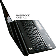 The reviewed notebook certainly looks sleek.