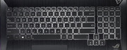 Bird's-eye view on the Chiclet-keyboard.