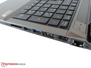 The eSATA port is a USB 3.0 combo.