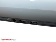 Some of the USB ports are on the rear side.