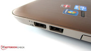 The dv7 has four USB ports overall.
