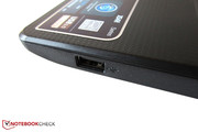 The notebook only has two USB ports.