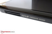 Despite SRS Premium Sound, the speakers' sound won't win any prizes.