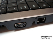 External monitors are connected via HDMI and VGA.