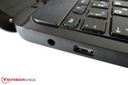 A USB 2.0 port provides power (Sleep & Charge).