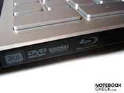 The optical drive supports numerous formats.