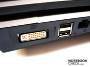 DVI and 2 USB 2.0 are on the left.