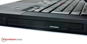 The optical drive is again designed as an ultra-bay...
