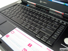 Toshiba Qosmio F30 touch pad