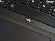 The touchpad can be easily turned on and off.