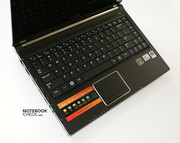 The Q320 has been equipped with one of the best keyboards in comparison to other notebooks of the same category.