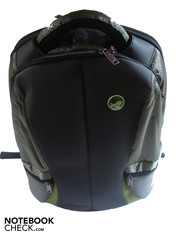 Front view of the backpack