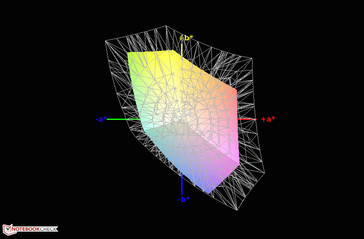 sRGB color-space coverage