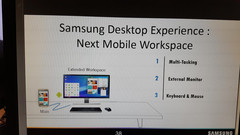 The slide shows a mock-up of an Android-powered desktop productivity suite. (Source: AllAboutWindowsPhone)