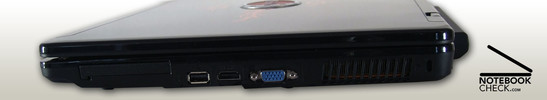 Right Side: ExpressCard/54, USB 2.0, Fan, Firewire