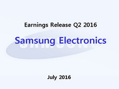 Samsung Q2 2016 financial results show higher sales than Apple