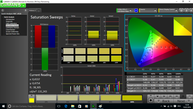 CalMAN SaturationSweeps pre-calibration