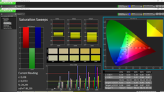 CalMAN Saturation Sweeps post-calibration