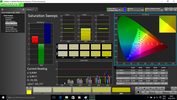 CalMAN Saturation Sweeps post calibration