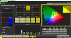 Saturation analysis HP Chromebook 13